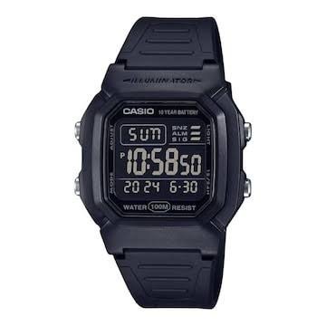 Reloj Digital Casio de Resina para Hombre W-800H-1BV Color Negro Pantalla Negativa