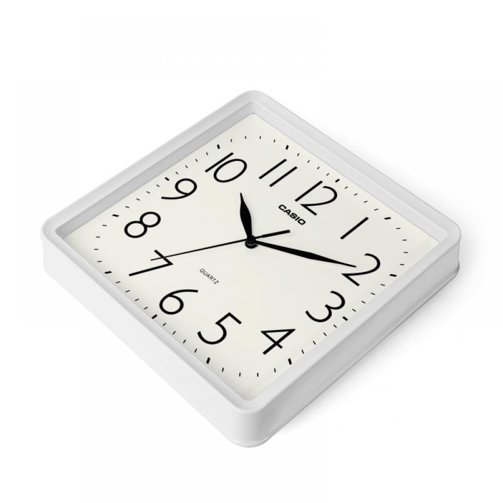 Reloj Casio Mural Pared Blanco IQ-06-7DF
